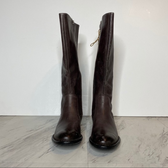 New! Born North Gray Leather Riding Boot 6M - Picture 2 of 14